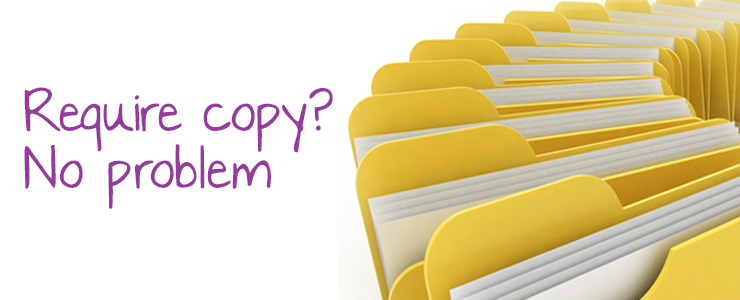 Require copy? Not a problem