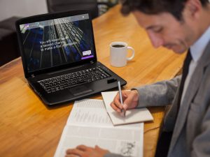 Web Design for Purple Reception
